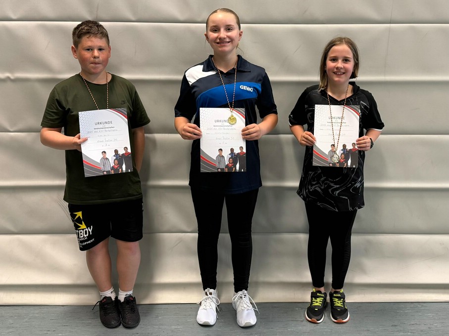 Siegerfoto Vereinsmeister Schüler 2025