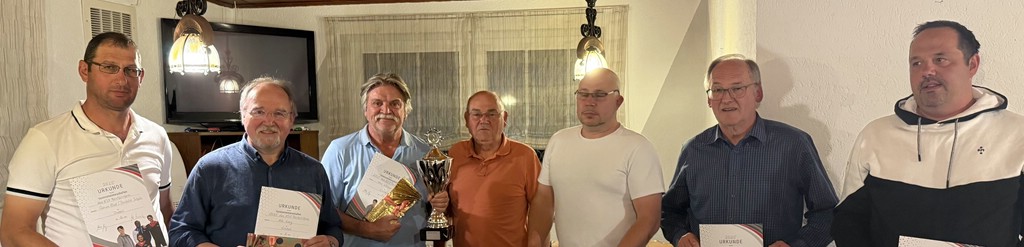 Siegerehrung Vereinsmeister 2025